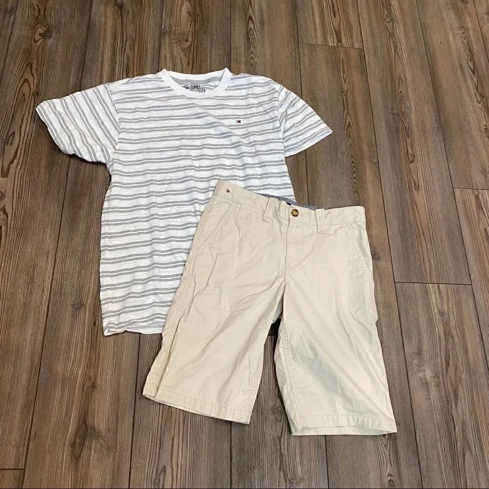 Boys Tommy Hilfiger Shorts Outfit 14-16